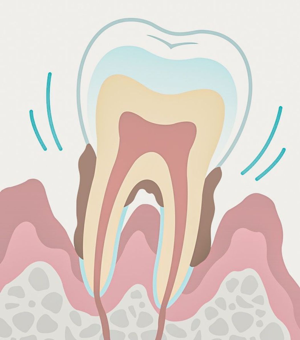 An image of the anatomy of a tooth