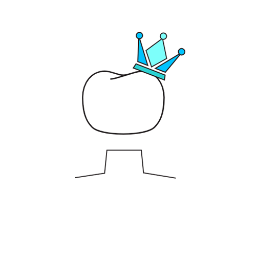 Dental crown illustration